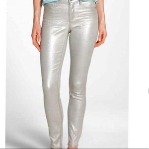 NYJD 'Ami' Foiled Stretch Skinny Jeans